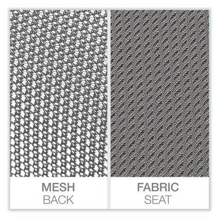 Workspace By Alera Mesh Back Fabric Task Chair, Supports Up to 275 lb, 1732 to 211 Seat Height, Gray SeatBack ALEWS42B47